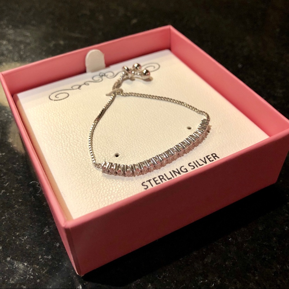 Baby Girl Sterling Silver adjustable bracelet